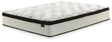 Chime 12-Inch Hybrid Twin Mattress white fabric cover front angle