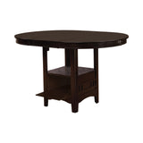 Lavon Oval Counter Height Table Espresso - Ella Furniture
