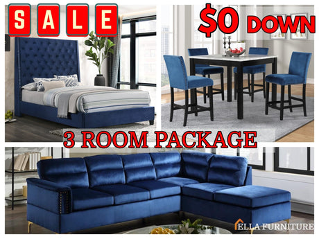 3 Room Package 10 - Ella Furniture