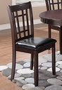 Lavon Lattice Back Counter Stools Tan And Espresso (Set Of 2) - Ella Furniture