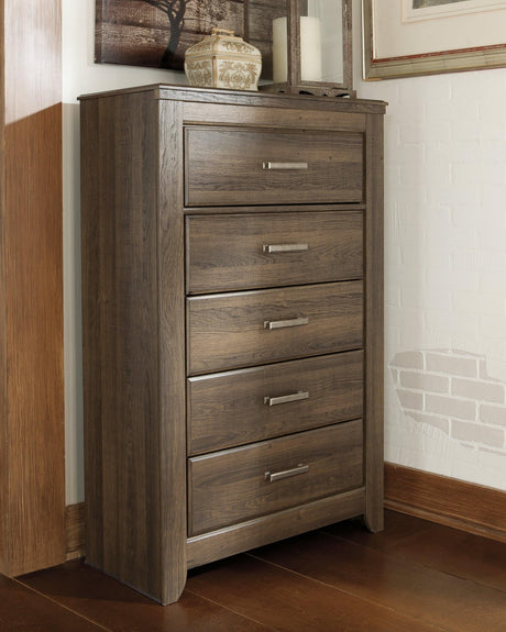 Juararo 5-drawer chest front view