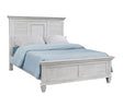 Franco Queen Panel Bed Antique White - Ella Furniture