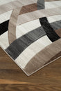 Jacinth Multi 5'x6'7" rug showcasing vibrant geometric pattern from top angle