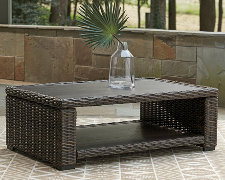 Grasson Lane Brown Coffee Table - Ella Furniture