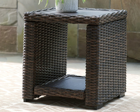 Grasson Lane Brown End Table - Ella Furniture