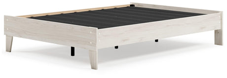 Socalle Light Natural Full Platform Bed - Ella Furniture
