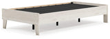 Socalle Light Natural Twin Platform Bed - Ella Furniture