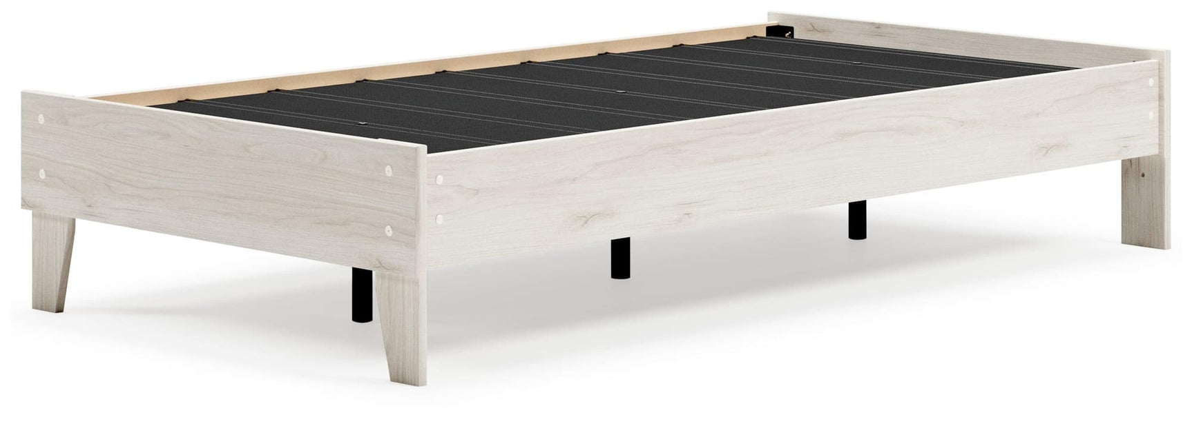 Socalle Light Natural Twin Platform Bed - Ella Furniture