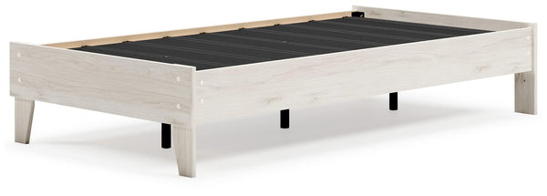 Socalle Light Natural Twin Platform Bed - Ella Furniture