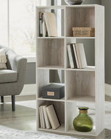 Paxberry Whitewash Eight Cube Organizer - Ella Furniture