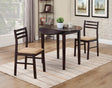 G130005 Cappuccino And Tan Circular Dining Room Set - Ella Furniture