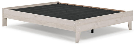 Socalle Light Natural Queen Platform Bed - Ella Furniture