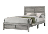 Hopkins Driftwood Contemporary And Modern Wood King Platform Bed - Ella Furniture