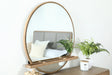 Arini Round Dresser Mirror Sand Wash - Ella Furniture