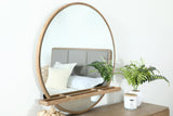 Arini Round Dresser Mirror Sand Wash - Ella Furniture