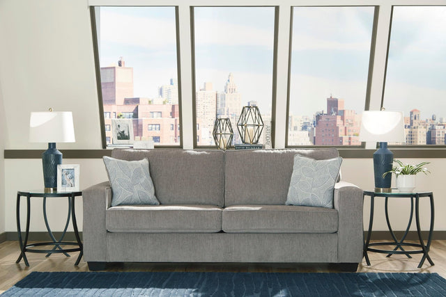 Ashley Altari Gray Modern Contemporary Conventional Fabric Queen Sleeper Sofa - Ella Furniture