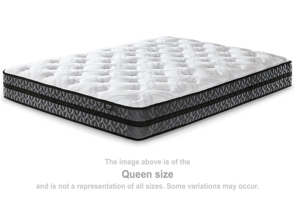 10 Inch Pocketed Hybrid White Twin Mattress - Ella Furniture