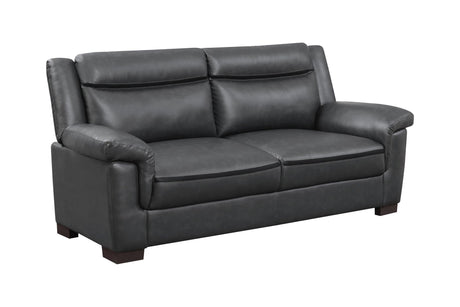 Arabella Pillow Top Upholstered Sofa Grey - Ella Furniture