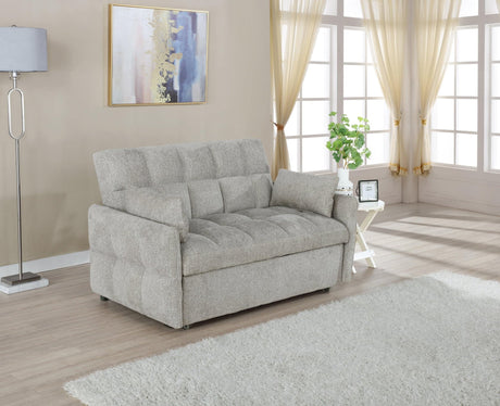 Cotswold Tufted Cushion Sleeper Sofa Bed Beige - Ella Furniture