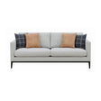 Apperson Cushioned Back Sofa Light Grey - Ella Furniture