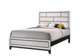 Akerson Chalk Classic And Traditional, Modern Wood Queen Panel Bed - Ella Furniture