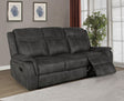 Lawrence Upholstered Tufted Back Motion Sofa 603504 - Ella Furniture