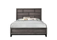 Akerson Gray Finish Wood Modern Rustic And Charm Full Panel Bed - Ella Furniture