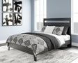 Finch Black/brown Queen Panel Platform Bed - Ella Furniture
