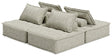 Bales Taupe 4-Piece Modular Seating - Ella Furniture