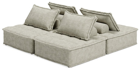 Bales Taupe 4-Piece Modular Seating - Ella Furniture