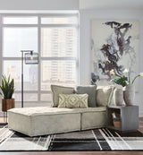 Bales Taupe 2-Piece Modular Seating - Ella Furniture