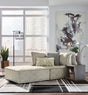 Bales Taupe 2-Piece Modular Seating - Ella Furniture