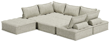 Bales Taupe 7-Piece Modular Seating - Ella Furniture
