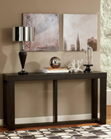 Watson Dark Brown Sofa/console Table - Ella Furniture