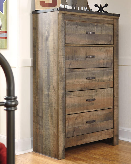 Trinell Brown Chest Of Drawers - Ella Furniture