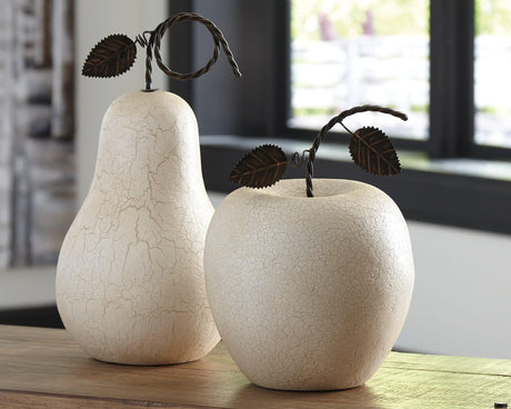 Bidelia Antique White Sculpture (Set Of 2) - Ella Furniture
