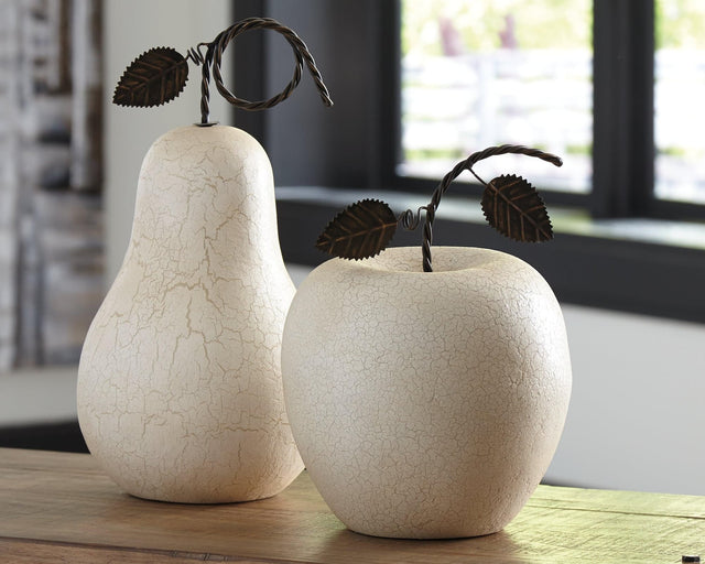 Bidelia Antique White Sculpture (Set Of 2) - Ella Furniture