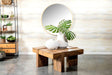 Skeet Wooden Square Coffee Table Natural Sheesham - Ella Furniture