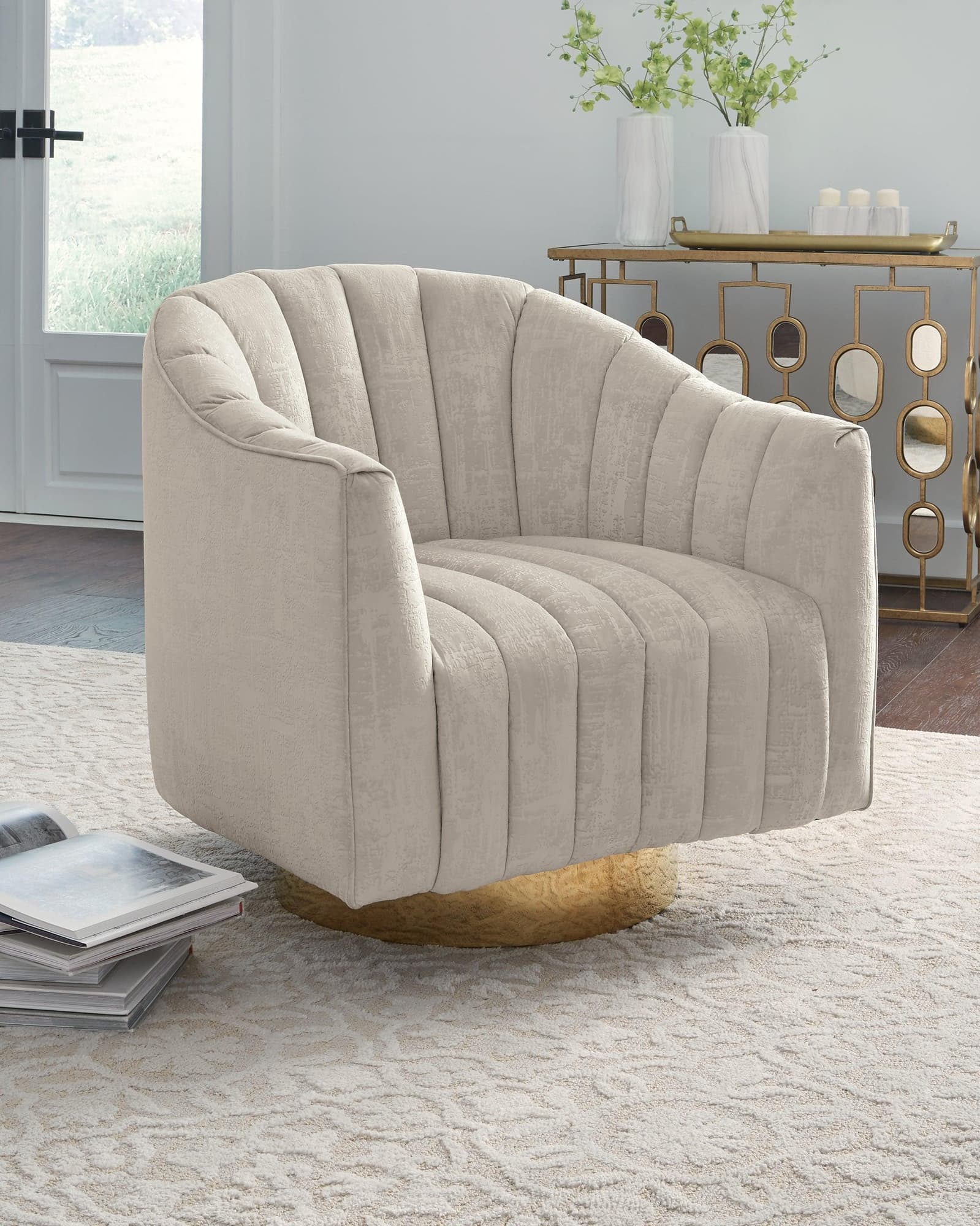 Penzlin Pearl Accent Chair - Ella Furniture