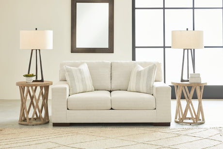 Maggie Birch Chenille Loveseat - Ella Furniture