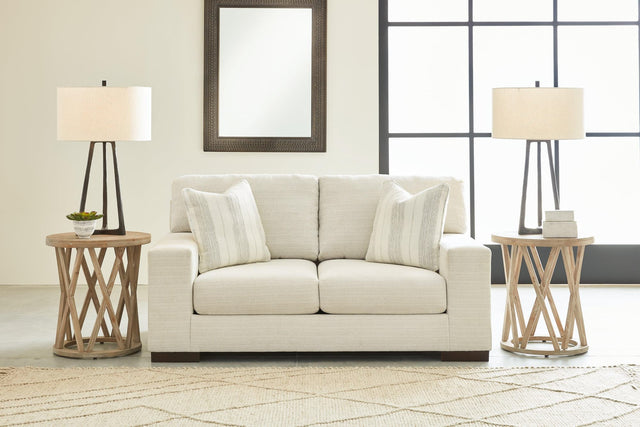 Maggie Birch Chenille Loveseat - Ella Furniture
