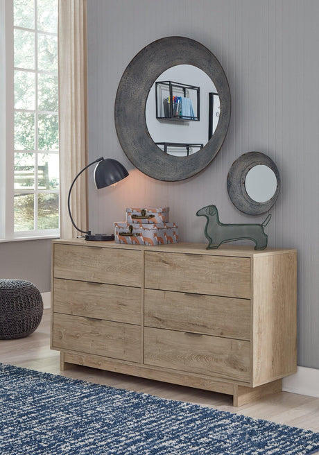 Oliah Natural Dresser - Ella Furniture