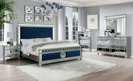 B5000 4PC Silver Bedroom Set - Ella Furniture