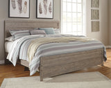 Culverbach Gray King Panel Bed - Ella Furniture
