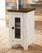 Wystfield White/Brown 2 End Tables - Ella Furniture