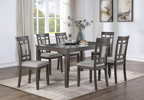 D2020 - Dining Table + 6 Chair Set - Ella Furniture