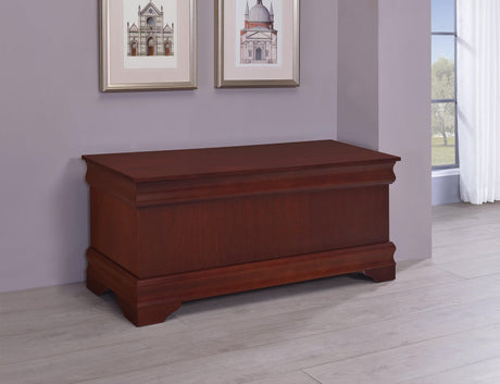 Pablo Rectangular Cedar Chest Warm Brown - Ella Furniture