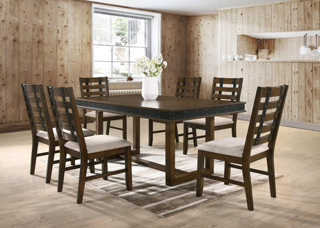 Chicago Dining Table + 6 Chair Set - Ella Furniture