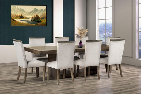 D900 - Dining Table + 8 Chair Set - Ella Furniture