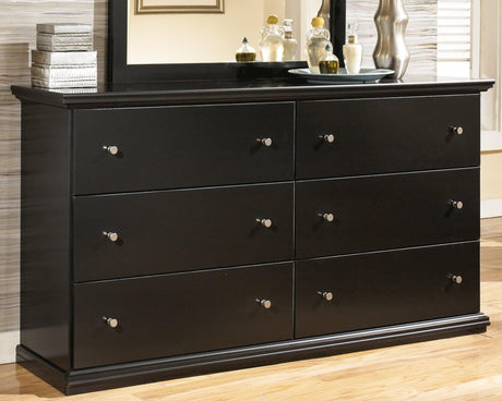 Maribel Black Dresser - Ella Furniture
